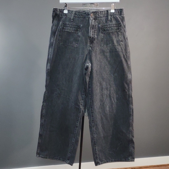 Old Navy Denim - Old Navy Women's Dark Gray Relaxed Jeans